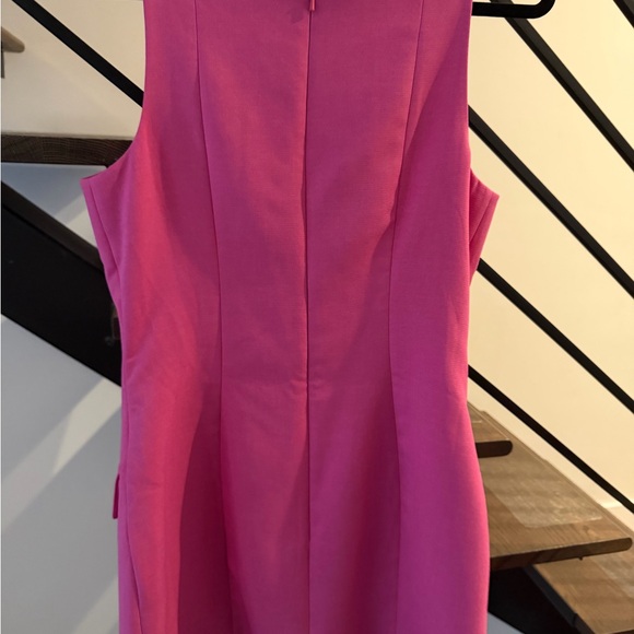 Anthropologie Fuchsia Buttoned Dress - Picture 2 of 5